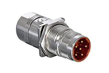 Speedtec connector, series B, M23 coupling with central attachment, incl. contacts