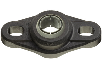 Flange bearings with 2 mounting holes, EFOM, igubal®, spherical ball iglidur® J4V