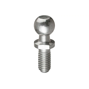 Ball studs made of galvanised steel with male thread, GZRM-MS, igubal®