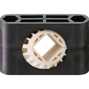 Split pillow block bearing with square spherical cap, KSQM-GT, igubal®
