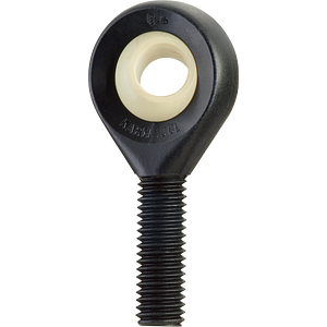 Rod end bearing with male thread, KARM / KALM CL, spherical ball iglidur® W300, mm