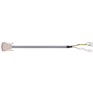 readycable® encoder cable suitable for Festo NEBM-S1G15-E-xxx-LE6, base cable PUR 7.5 x d