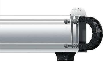 micro flizz® - e-chains® in aluminium profiles