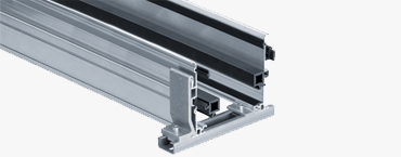 Guide trough for energy chains and cables