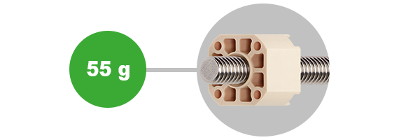 light weight lead screw