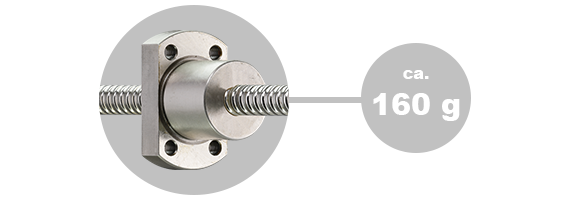 light weight lead screw