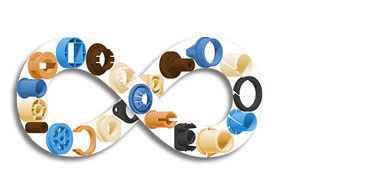 Various special bearings customised by igus to your specific requirements