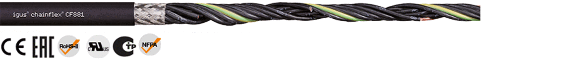 Control cable CF881